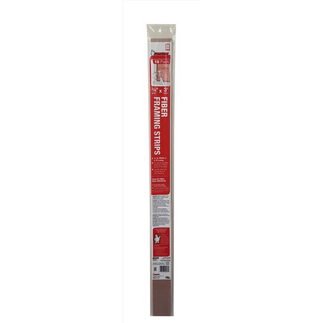 Frost King Beige Fiber Framing Strips For Doors and Windows 36 in. L