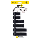 Wrap-It 0.5 in. L Black Nylon Cinch Strap