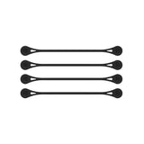 Wrap-It MagnaTies 0.33 in. L Black Silicone Cord Organizer