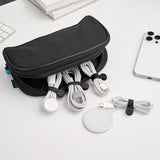 Wrap-It MagnaTies 0.33 in. L Black Silicone Cord Organizer