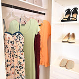 ClosetSelect Cyrstal Clear Dress Hanger 4 pk