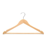 ClosetSelect Wood Brown Suit Hanger 5 pk