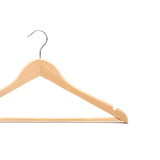 ClosetSelect Wood Brown Suit Hanger 5 pk