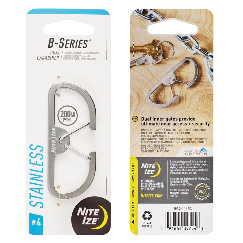 Nite Ize Stainless Steel Carabiner Clip 200 lb