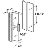 Prime-Line Anodized Aluminum Outdoor Patio Door Handle Set