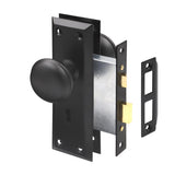 Prime-Line Black Metal Deadbolt Thick Door Kit 1 pc