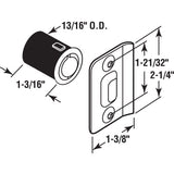 Prime-Line 2.25 in. H X 1-3/8 in. W X 0.81 in. D Steel Drive-In Ball Catch