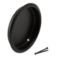 Prime-Line 2-1/8 in. L Matte Black Steel Door Pull