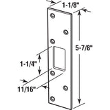 Prime-Line 5-7/8 in. L Metal Door Strike 1 pc