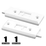 Prime-Line White Plastic Window Tilt Latch 1-3/8 in. W X 3-1/4 in. L 2 pk