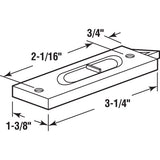 Prime-Line White Plastic Window Tilt Latch 1-3/8 in. W X 3-1/4 in. L 2 pk