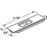 Prime-Line White Plastic Window Tilt Latch 3/4 in. W X 2-7/8 in. L 2 pk
