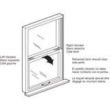 Prime-Line White Plastic Window Tilt Latch 3/4 in. W X 2-7/8 in. L 2 pk