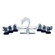 ClosetSelect Metal Silver Skirt/Slack Hanger 3 pk