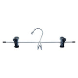 ClosetSelect Metal Silver Skirt/Slack Hanger 3 pk