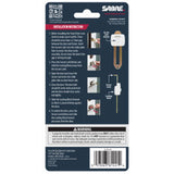 Sabre White Multi-Material Travel Door Lock