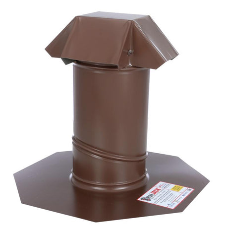 Air Vent 15 in. W X 15 in. L Galvanized Steel Roof Flashing Brown
