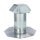 Air Vent 15 in. W X 15 in. L Galvanized Steel Roof Flashing Gray