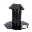 Air Vent 15 in. W X 15 in. L Galvanized Steel Roof Flashing Black