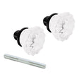 Prime-Line Matte Black Passage Door Knob Right or Left Handed