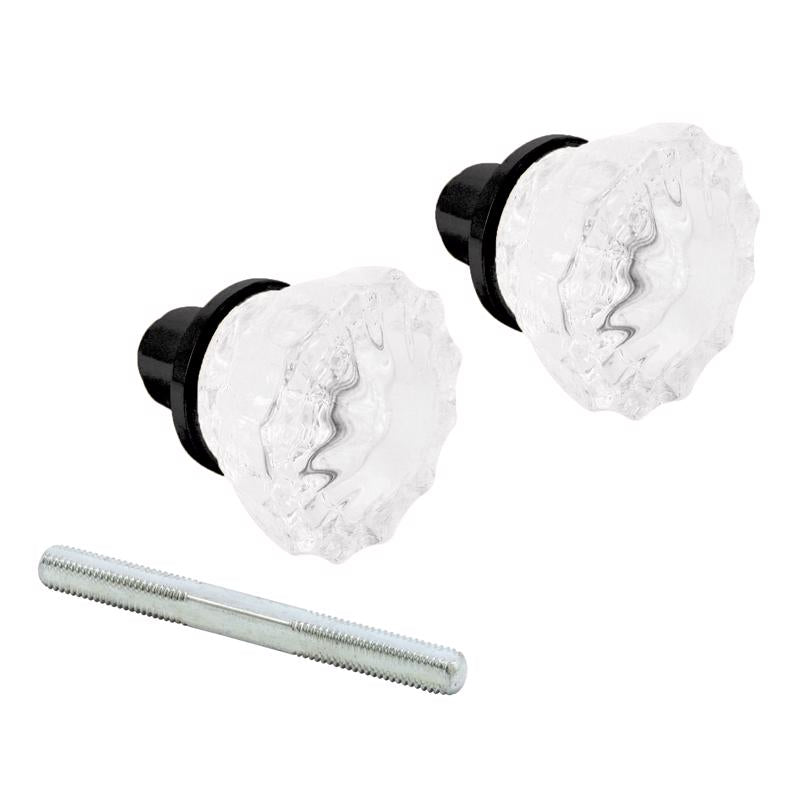 Prime-Line Matte Black Passage Door Knob Right or Left Handed