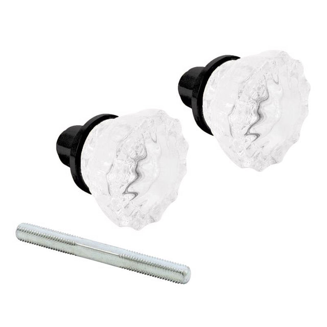 Prime-Line Matte Black Passage Door Knob Right or Left Handed