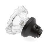 Prime-Line Matte Black Deadbolt and Passage Door Knob 1.75 in.