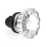 Prime-Line Matte Black Deadbolt and Passage Door Knob 1.75 in.