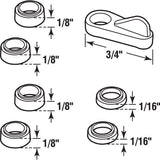 Prime-Line White Die Cast Screen Clip 4 pk