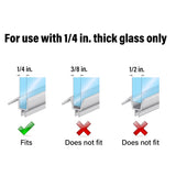 Prime-Line Clear Vinyl Door Bottoms 1 pc
