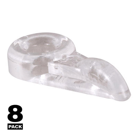 Prime-Line Extruded Aluminum Storm Door Panel Clip 8 pk
