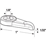 Prime-Line Extruded Aluminum Storm Door Panel Clip 8 pk