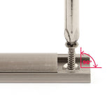 Prime-Line Satin Nickel Solid Brass Surface Bolt