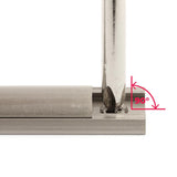 Prime-Line Satin Nickel Solid Brass Surface Bolt