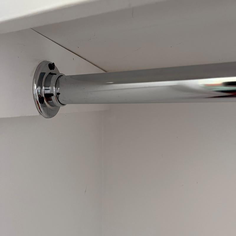 Knape & Vogt Closet-Pro 96 in. L X 1-1/4 in. D Chrome Steel Closet Rod