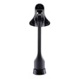 Ace Zinc Matte Black Door Stop Mounts to door 0 in.