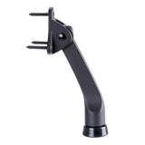 Ace Zinc Matte Black Door Stop Mounts to door 0 in.