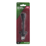 Ace Zinc Matte Black Door Stop Mounts to door 0 in.