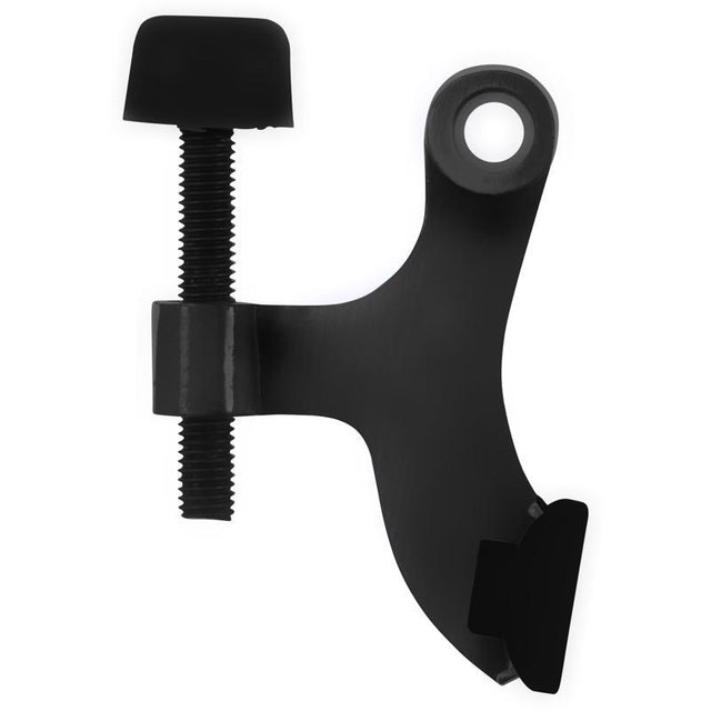 Ace Zinc Matte Black Hinge Pin Door Stop Mounts to door 0 in.