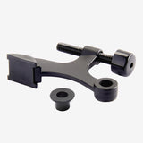 Ace Zinc Matte Black Hinge Pin Door Stop Mounts to door 0 in.