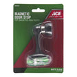 Ace Steel Matte Black Door Stop Mounts to floor 0 in.