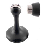 Ace Steel Matte Black Door Stop Mounts to floor 0 in.