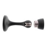 Ace Steel Matte Black Door Stop Mounts to floor 0 in.