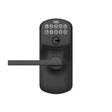 Schlage Matte Black Metal Electronic Touch Pad Entry Lever