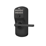 Schlage Matte Black Metal Electronic Touch Pad Entry Lever