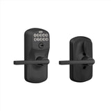 Schlage Matte Black Metal Electronic Touch Pad Entry Lever