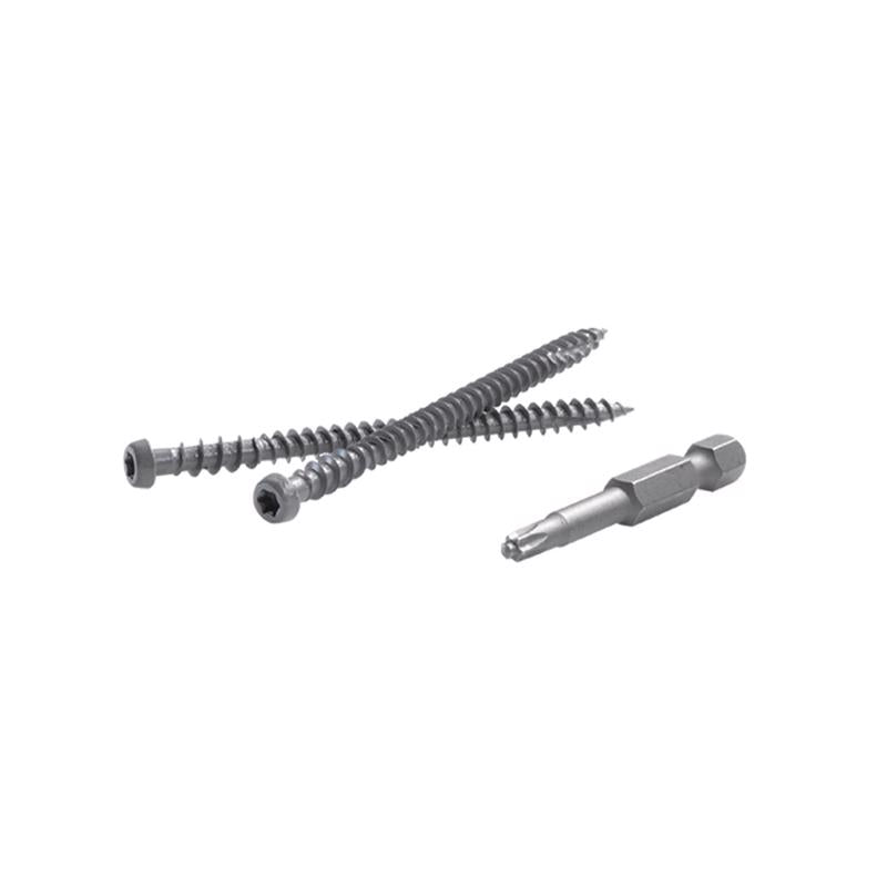 FastenMaster TrapEase No. 8 X 2-1/2 in. L Gray Torx Ttap Trim Head Deck Screws 5 lb 350 pk