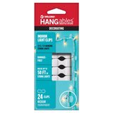 VELCRO Brand Medium Plastic Light Clips 1 pk