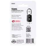 Ace 1-3/4 in. H X 1 in. W X 1/8 in. L Zinc Alloy 3-Dial Combination Luggage Lock
