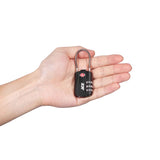 Ace 1-3/4 in. H X 1 in. W X 1/8 in. L Zinc Alloy 3-Dial Combination Luggage Lock